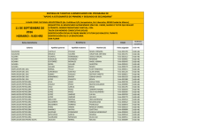 11 DE SEPTIEMBRE DE 2016 HORARIO : 9:00 HRS