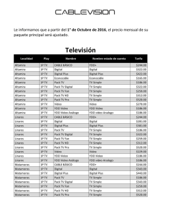 Internet - cablevision