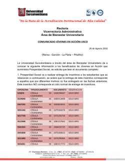 Comunicado: Pagos atrasados y Bancarización