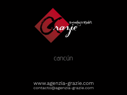 Agenzia Grazie Portafolios Cancún