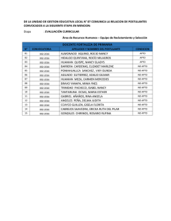 docente fortaleza de primaria