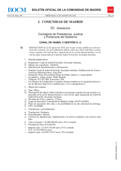 D) Anuncios - Sede Electrónica del Boletin Oficial de la Comunidad