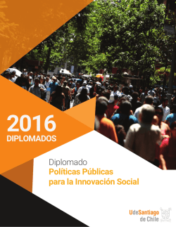 Diplomado Políticas Públicas para la Innovación Social