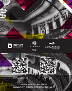 agenda cultural de septiembre a octubre 2016