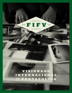 Bases Visionado de Portafolios - Festival Internacional de Fotografía