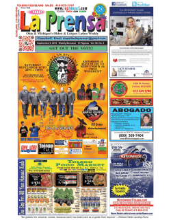 La Prensa - Ohio and Michigan`s Largest Latino Newspaper with