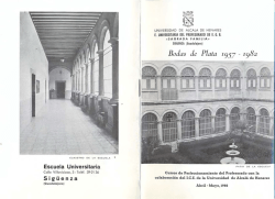 Bodas de Plata 1957-1982 de la Escuela Universitaria de