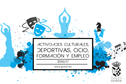 Actividades Culturales para el curso 2016-2017