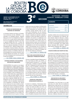3a - Bolet&iacute;n Oficial
