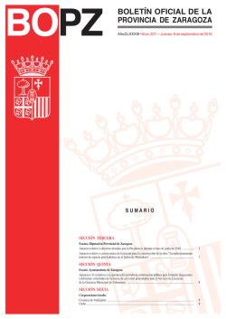 boletín oficial de la provincia de zaragoza