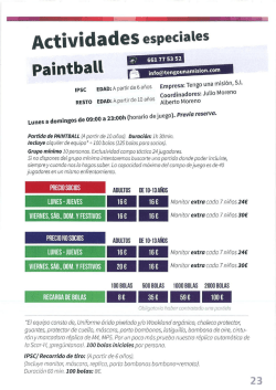 Paintball - Club Encinas Boadilla