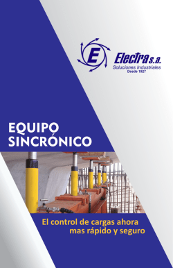 Brochure Equipo Sincronico