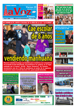 viernes 09 de setiembre de 2016