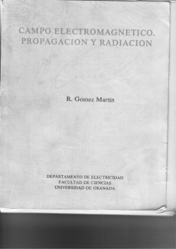 campo electromagnetico. propagacion y radiacion