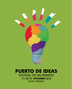 programa valparaíso 2016 - Fundación Puerto de Ideas