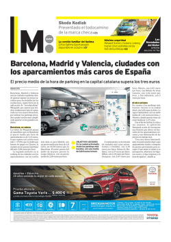 Barcelona, Madrid y Valencia, ciudades con los