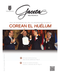 corean el huélum - Instituto Politécnico Nacional