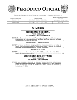 Periodico Oficial - Gobierno del Estado de Tamaulipas