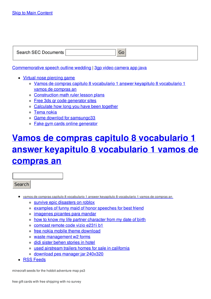 Vamos De Pras Capitulo 8 Voario 1 Answer Keyapitulo 8