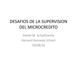 Daniel Shipovski.DESAFIOS DE LA SUPERVISION DEL