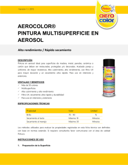 aerocolor® pintura multisuperficie en aerosol