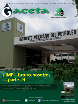 Gaceta Digital - Instituto Mexicano del Petróleo