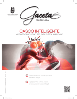 casco inteligente - Instituto Politécnico Nacional