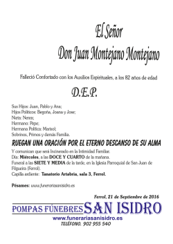 Juan Montejano Montejano 21-9-2016 Ferrol