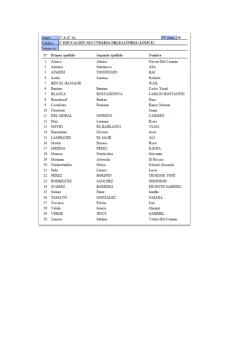 Listado alumnos 1º ESO - IES Josefina de la Torre