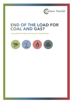 the Report - Carbon Tracker Initiative