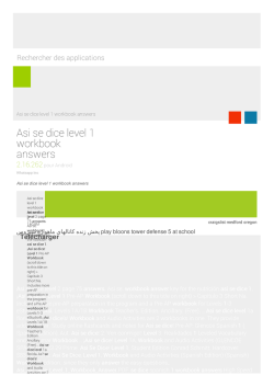 Asi se dice level 1 workbook answers