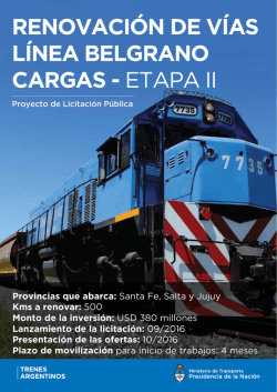 Línea Belgrano - Etapa II(Español)
