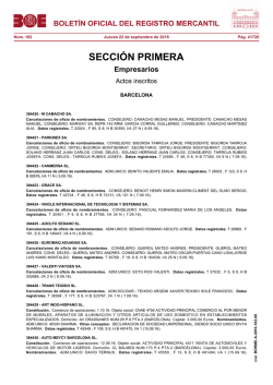 bolet&iacute;n oficial del registro mercantil