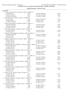 Inscrip /club - fesana - Federación Santafesina Natación