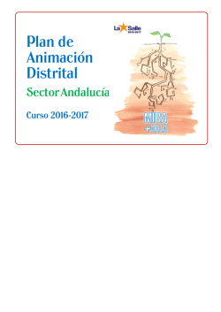 Plan de Animación Distrital