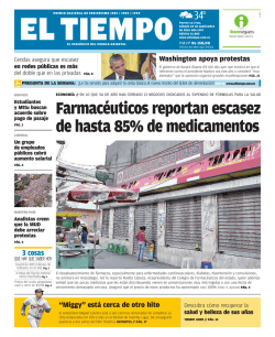 Farmac&eacute;uticos reportan escasez de hasta 85% de