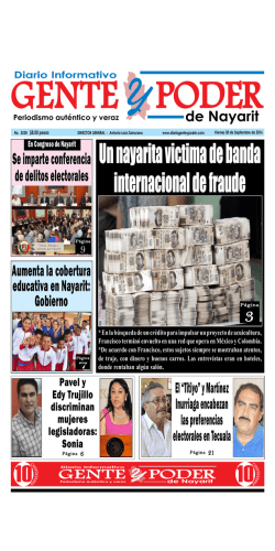 Un nayarita victima de banda internacional de fraude