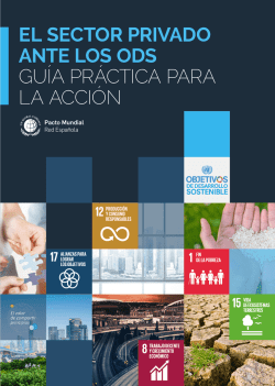 el sector privado ante los ods gu&iacute;a pr&aacute;ctica para la