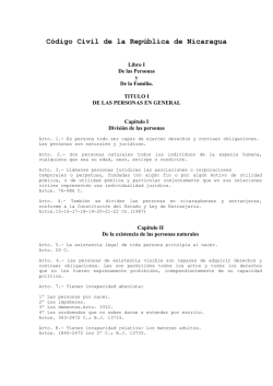Código Civil de la República de Nicaragua