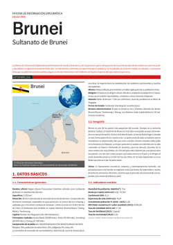 Ficha país de Brunéi - Ministerio de Asuntos Exteriores y de
