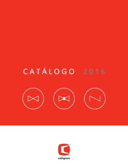 catálogo - Válvulas Collignon