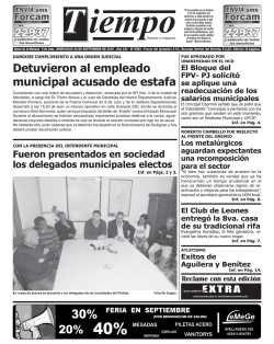 Detuvieron al empleado municipal acusado de estafa