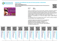 solucion de problemas de amor de forma precisa