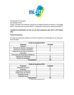 pdf PDF, Actividades y resultados del Micitt