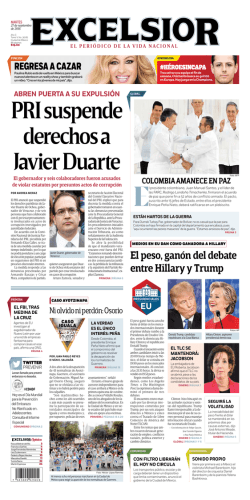 El peso, ganón del debate entre Hillary y Trump