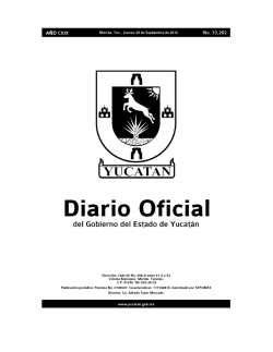 Untitled - Gobierno del Estado de Yucatán