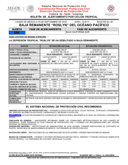 baja remanente “roslyn” del océano pacífico