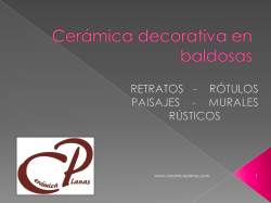 Diapositiva 1 - Ceramica Planas