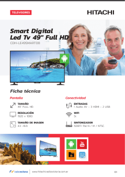 Smart Digital Led Tv 49" Full HD