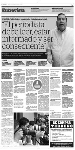 Entrevista - Universidad Privada Antenor Orrego
